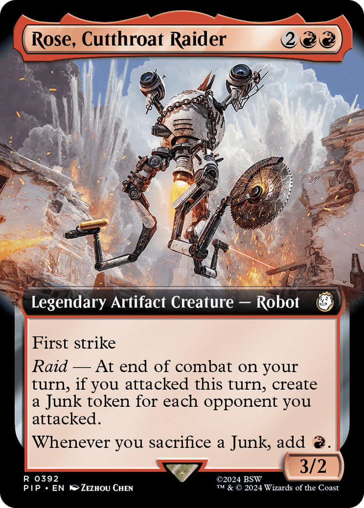 Rose, Cutthroat Raider (Extended Art) [Fallout] | Jomio and Rueliete's Cards and Comics