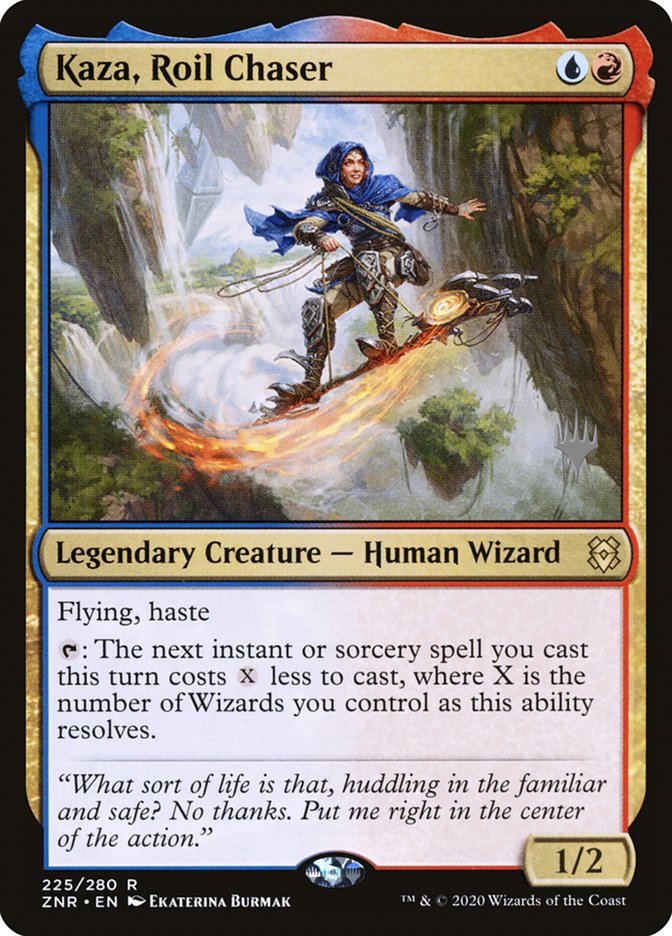 Kaza, Roil Chaser (Promo Pack) [Zendikar Rising Promos] | Jomio and Rueliete's Cards and Comics