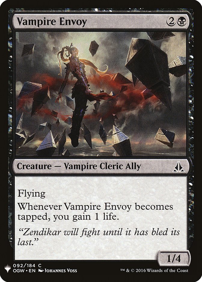 Vampire Envoy [Mystery Booster] | Jomio and Rueliete's Cards and Comics