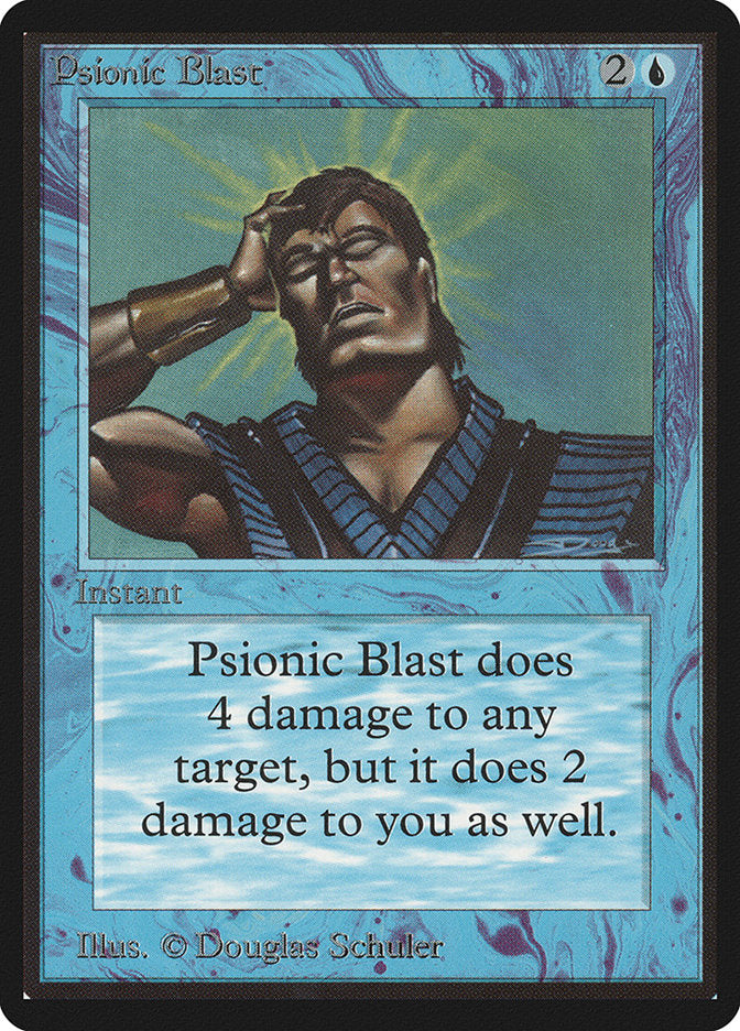 Psionic Blast [Beta Edition] | Jomio and Rueliete's Cards and Comics