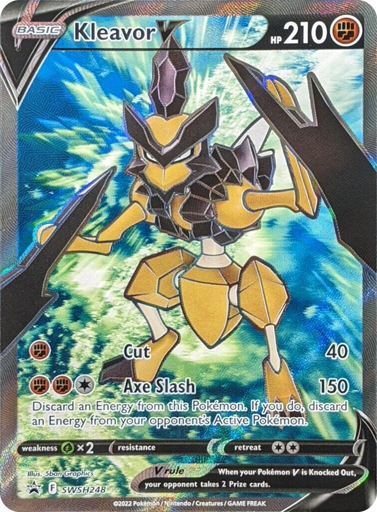 Kleavor V (SWSH248) [Sword & Shield: Black Star Promos] | Jomio and Rueliete's Cards and Comics