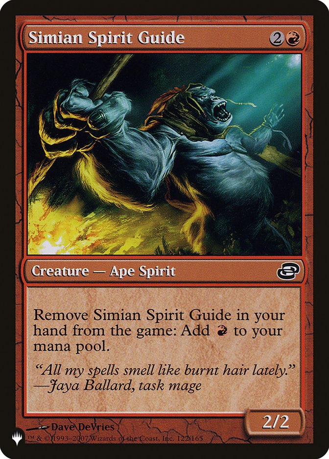 Simian Spirit Guide [The List] | Jomio and Rueliete's Cards and Comics