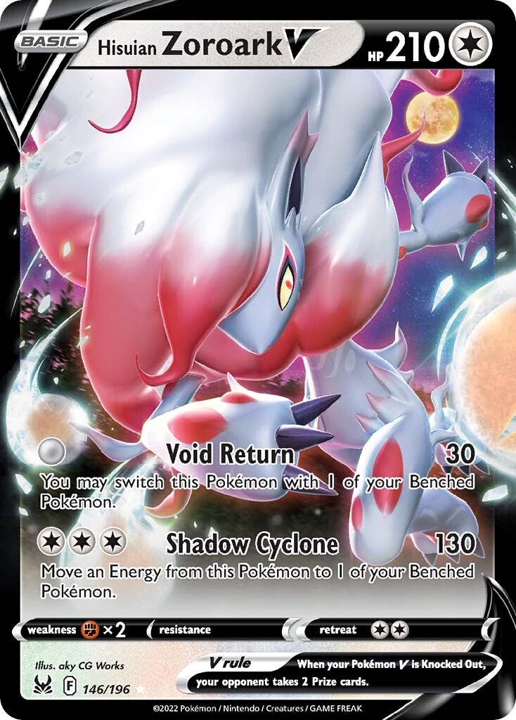 Hisuian Zoroark V (146/196) [Sword & Shield: Lost Origin] | Jomio and Rueliete's Cards and Comics