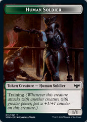 Insect // Human Soldier Double-Sided Token [Innistrad: Crimson Vow Tokens] | Jomio and Rueliete's Cards and Comics