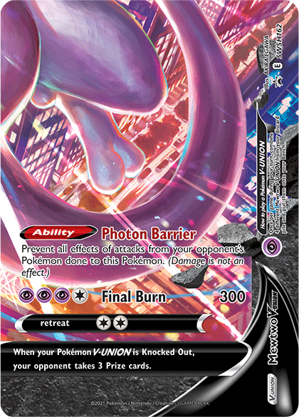 Mewtwo V-Union (SWSH162) [Sword & Shield: Black Star Promos] | Jomio and Rueliete's Cards and Comics