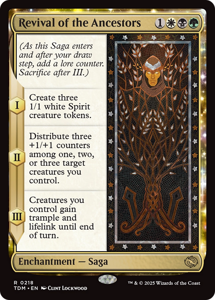 Revival of the Ancestors [Tarkir: Dragonstorm] | Jomio and Rueliete's Cards and Comics