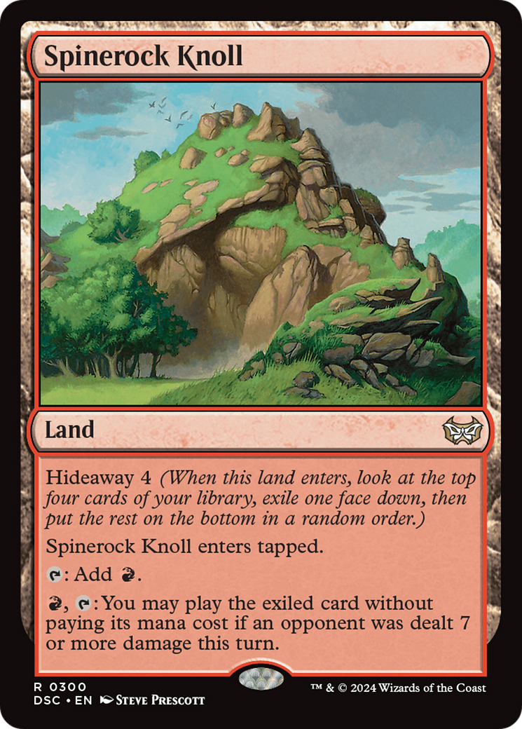 Spinerock Knoll [Duskmourn: House of Horror Commander] | Jomio and Rueliete's Cards and Comics