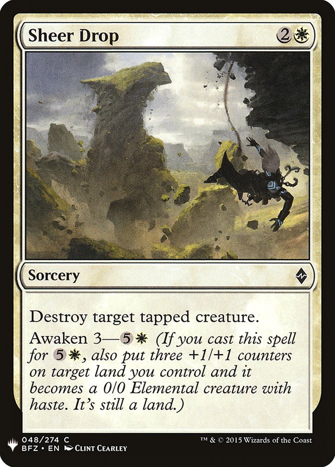 Sheer Drop [Mystery Booster] | Jomio and Rueliete's Cards and Comics