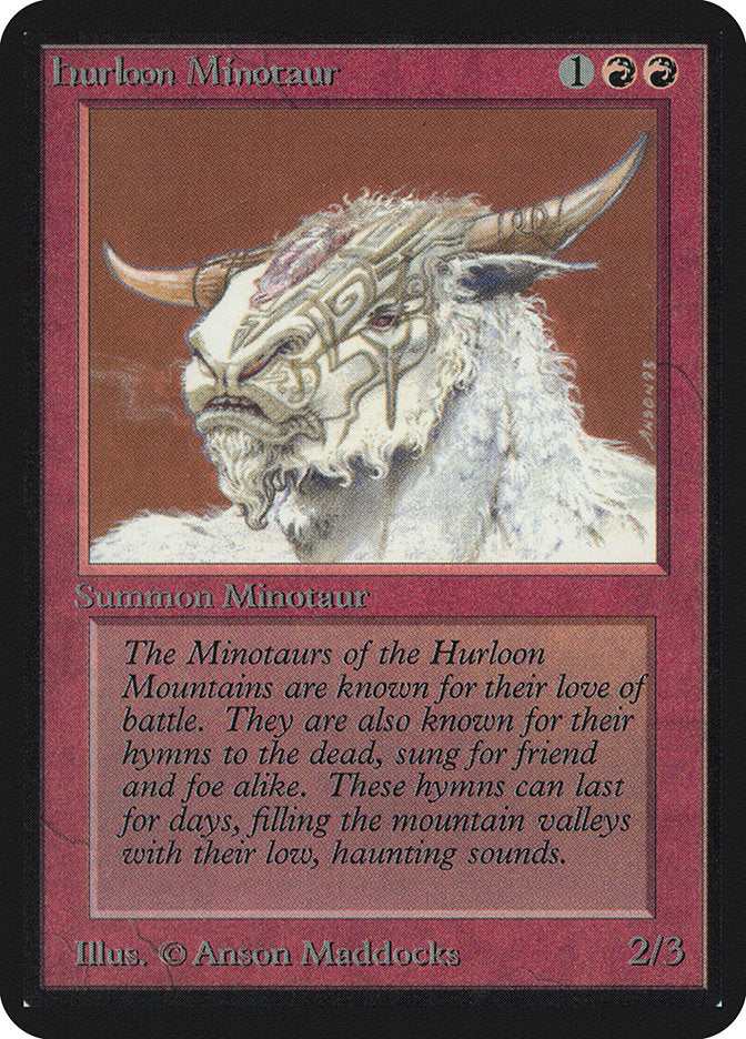 Hurloon Minotaur [Alpha Edition] | Jomio and Rueliete's Cards and Comics