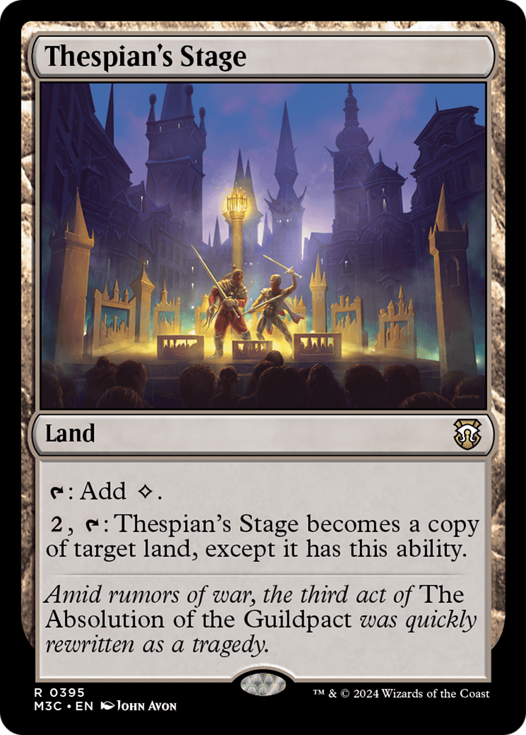 Thespian's Stage (Ripple Foil) [Modern Horizons 3 Commander] | Jomio and Rueliete's Cards and Comics
