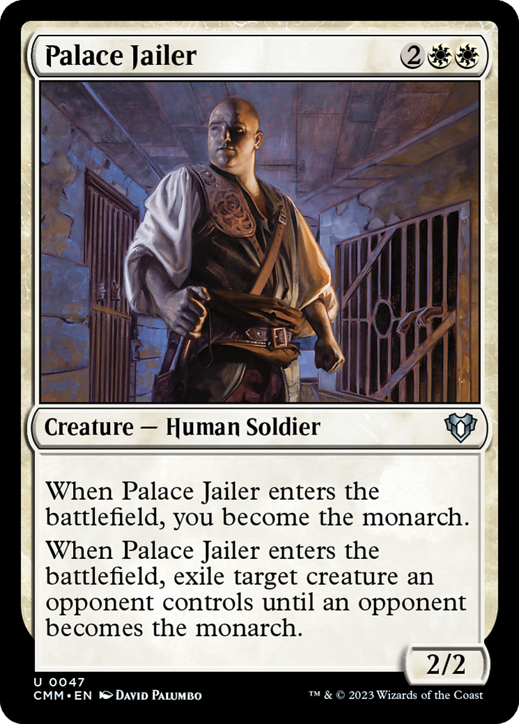 Palace Jailer [Commander Masters] | Jomio and Rueliete's Cards and Comics