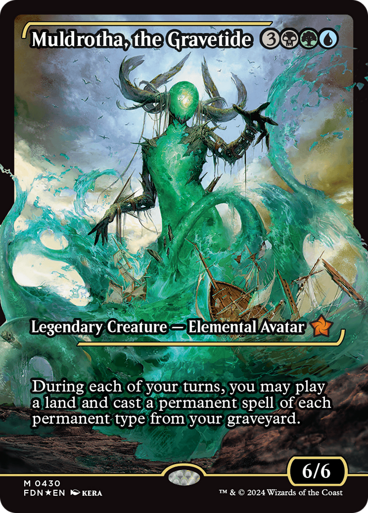 Muldrotha, the Gravetide (Showcase) [Foundations] | Jomio and Rueliete's Cards and Comics
