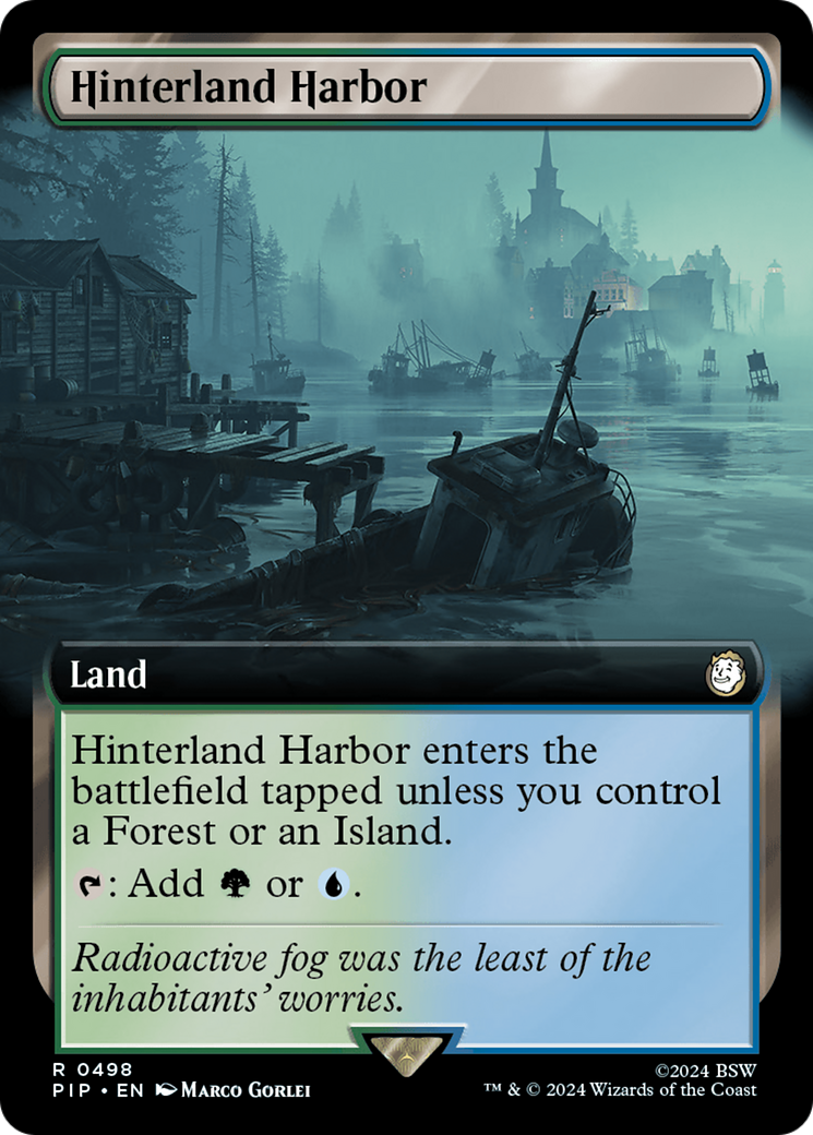 Hinterland Harbor (Extended Art) [Fallout] | Jomio and Rueliete's Cards and Comics