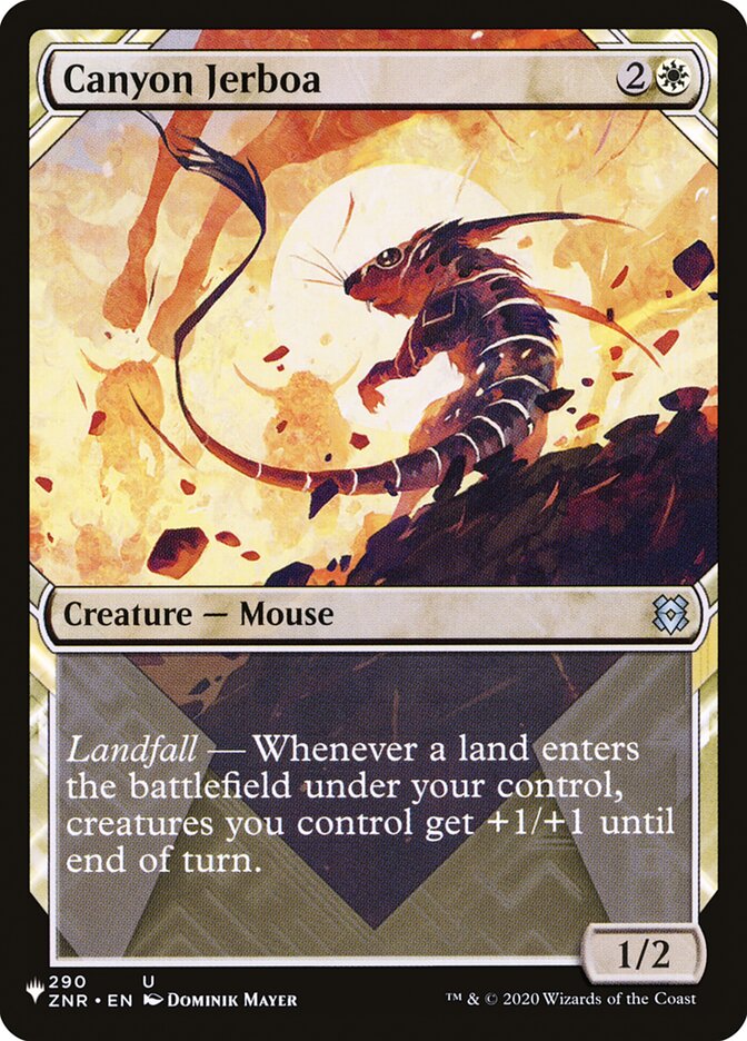 Canyon Jerboa (Showcase) [The List] | Jomio and Rueliete's Cards and Comics
