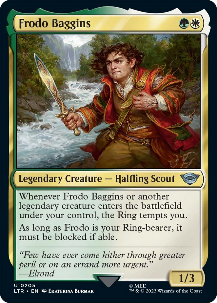 Frodo Baggins [The Lord of the Rings: Tales of Middle-Earth] | Jomio and Rueliete's Cards and Comics