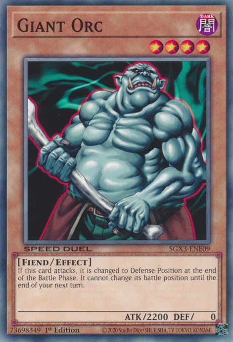 Giant Orc [SGX3-ENE09] Common | Jomio and Rueliete's Cards and Comics