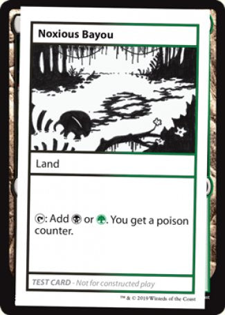 Noxious Bayou (2021 Edition) [Mystery Booster Playtest Cards] | Jomio and Rueliete's Cards and Comics