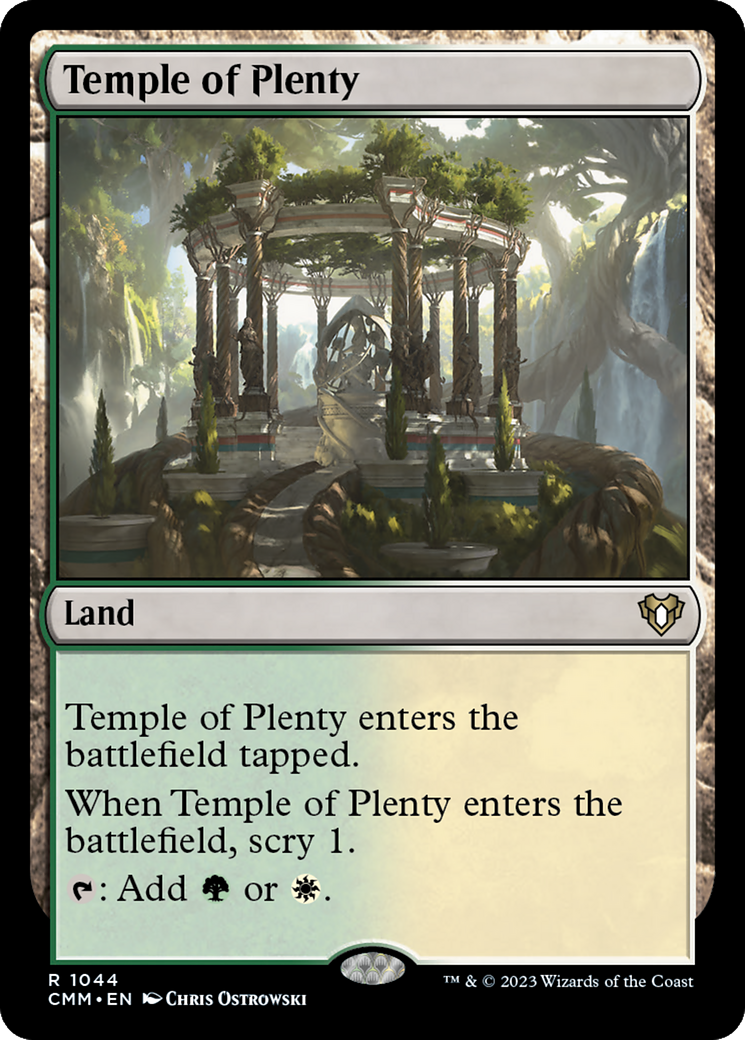 Temple of Plenty [Commander Masters] | Jomio and Rueliete's Cards and Comics
