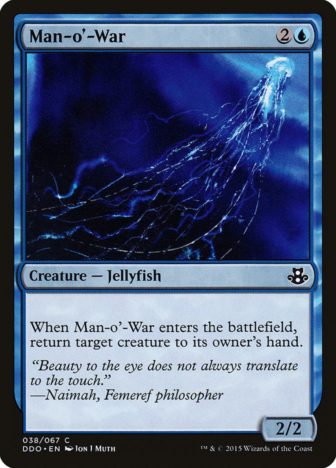 Man-o'-War [Duel Decks: Elspeth vs. Kiora] | Jomio and Rueliete's Cards and Comics