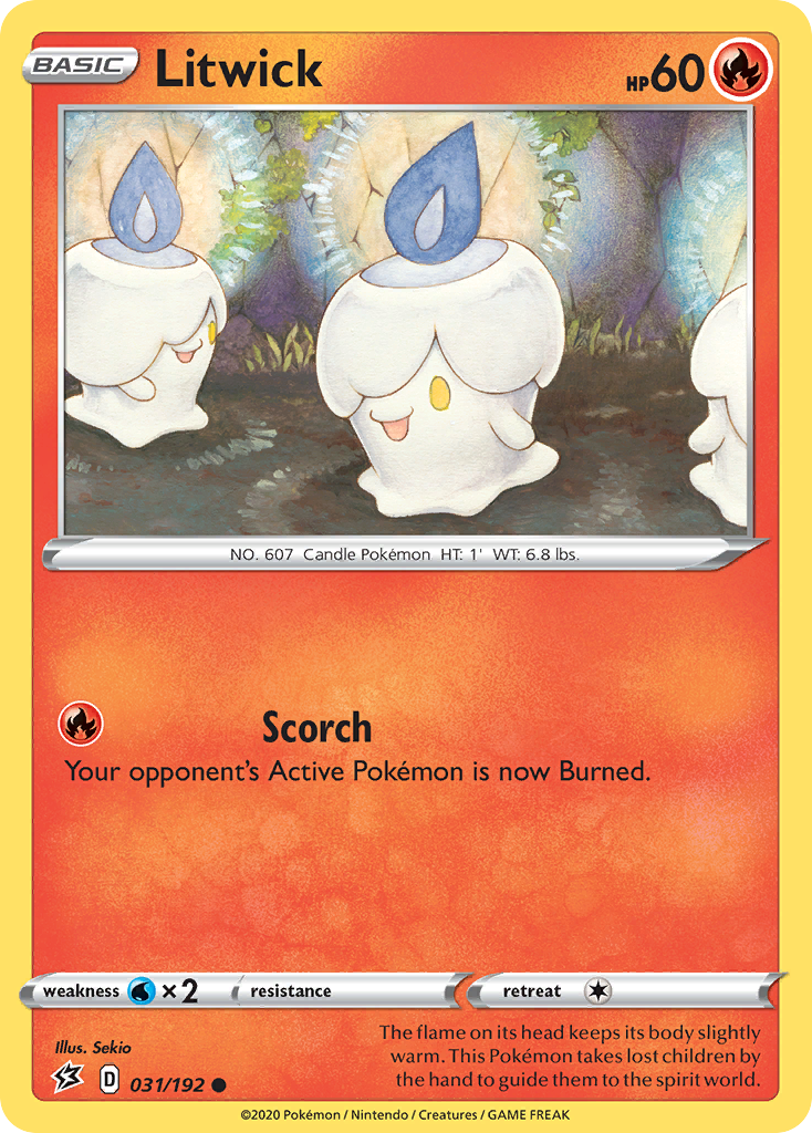 Litwick (031/192) [Sword & Shield: Rebel Clash] | Jomio and Rueliete's Cards and Comics