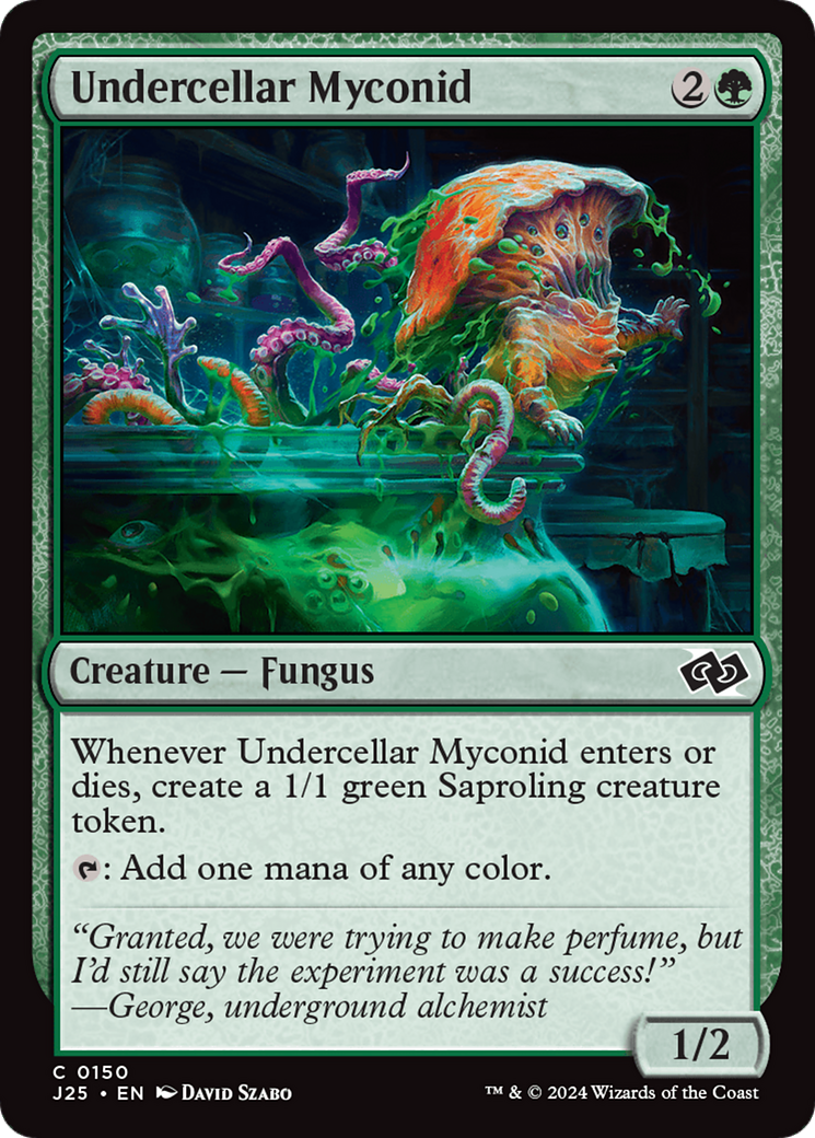 Undercellar Myconid [Foundations Jumpstart] | Jomio and Rueliete's Cards and Comics