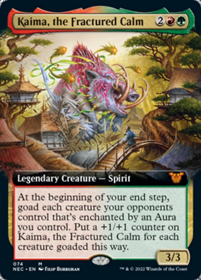 Kaima, the Fractured Calm (Extended Art) [Kamigawa: Neon Dynasty Commander] | Jomio and Rueliete's Cards and Comics