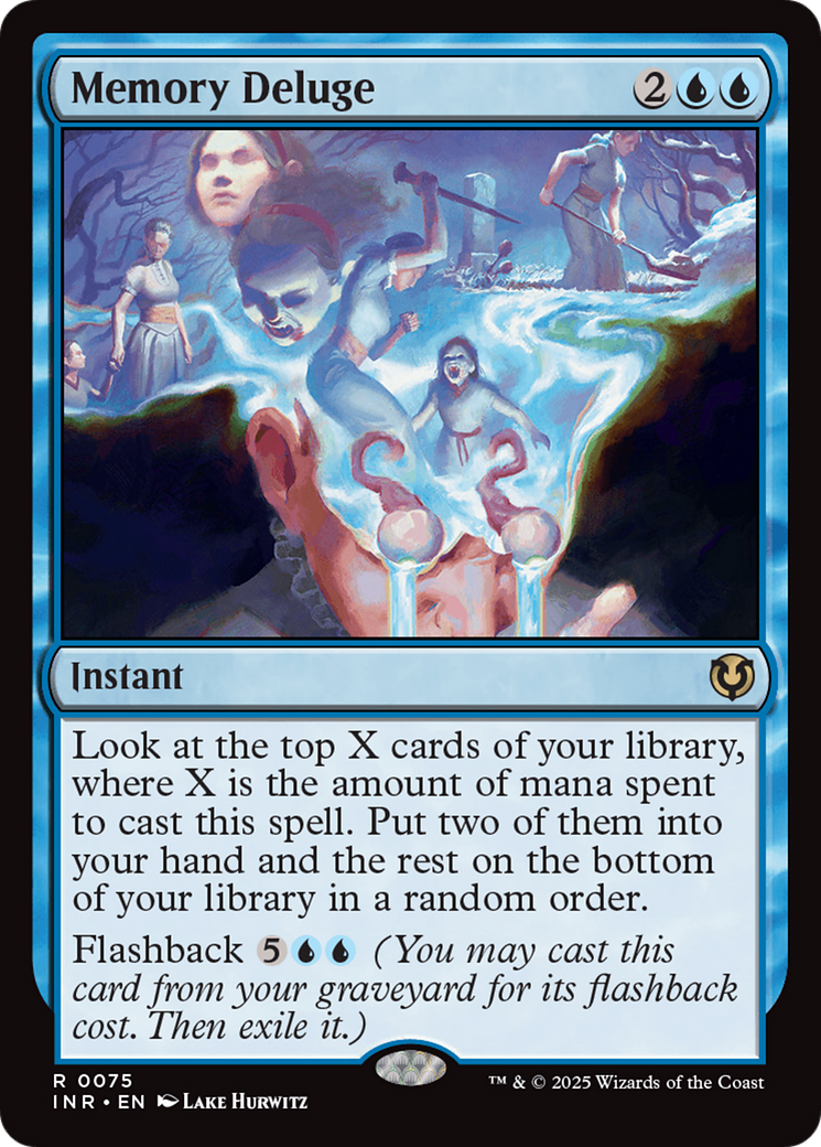 Memory Deluge [Innistrad Remastered] | Jomio and Rueliete's Cards and Comics