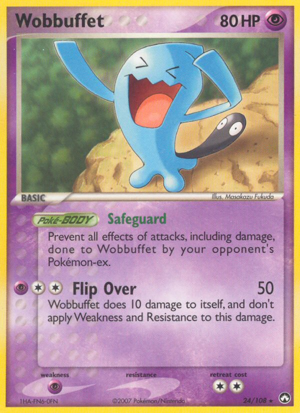 Wobbuffet (24/108) [EX: Power Keepers] | Jomio and Rueliete's Cards and Comics