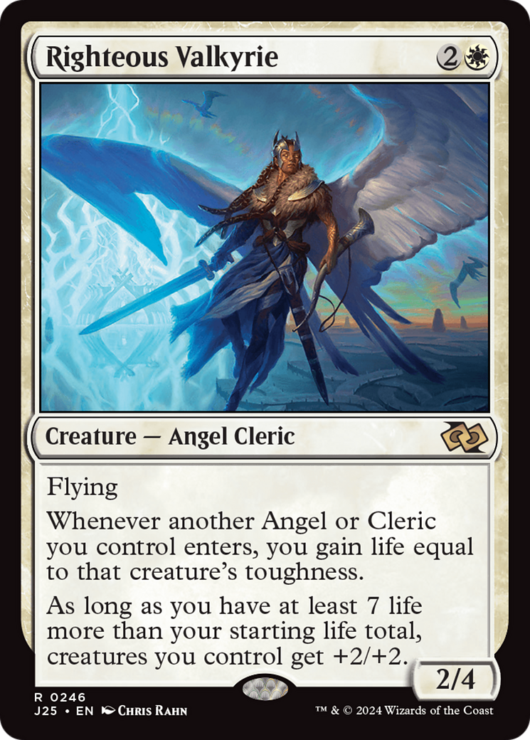 Righteous Valkyrie [Foundations Jumpstart] | Jomio and Rueliete's Cards and Comics