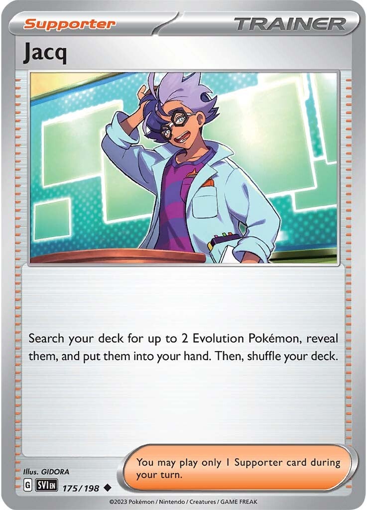 Jacq (175/198) [Scarlet & Violet: Base Set] | Jomio and Rueliete's Cards and Comics