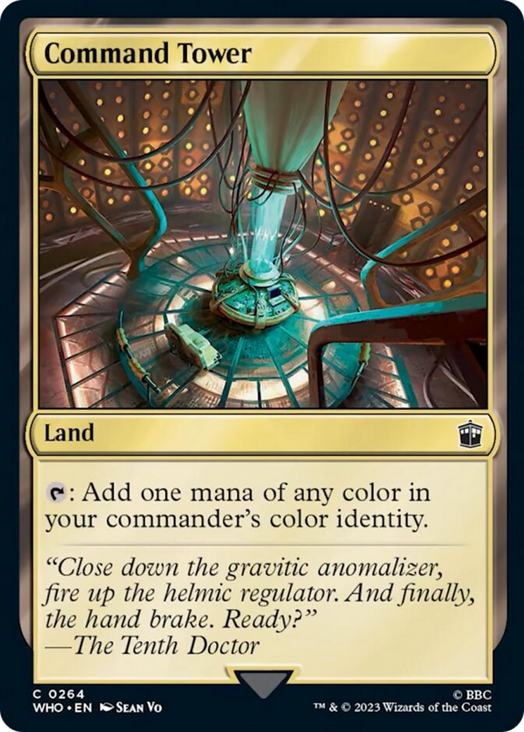 Command Tower (0264) [Doctor Who] | Jomio and Rueliete's Cards and Comics