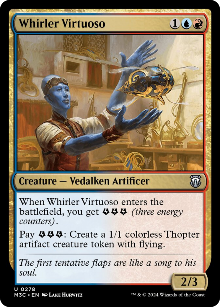 Whirler Virtuoso (Ripple Foil) [Modern Horizons 3 Commander] | Jomio and Rueliete's Cards and Comics