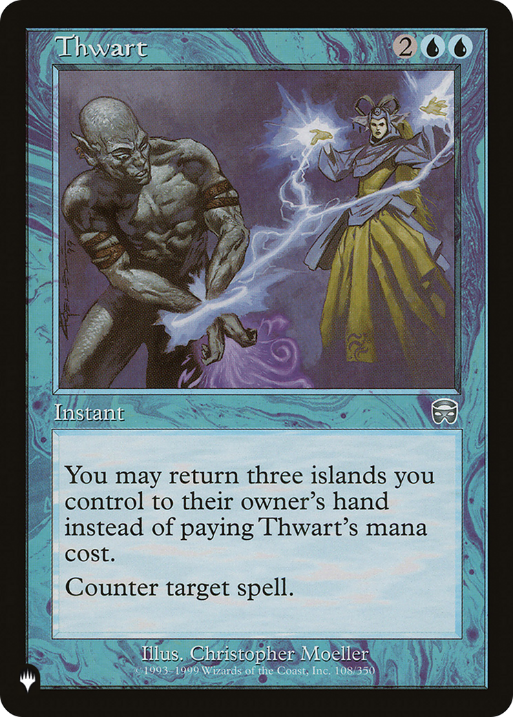 Thwart [The List] | Jomio and Rueliete's Cards and Comics