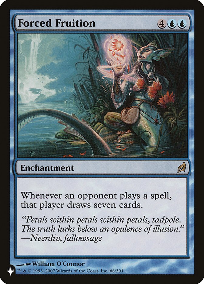 Forced Fruition [The List] | Jomio and Rueliete's Cards and Comics