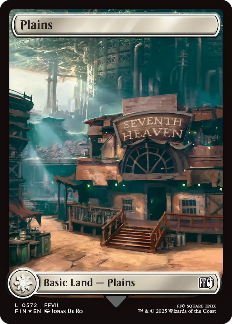 Plains (0572) (Surge Foil) [FINAL FANTASY] | Jomio and Rueliete's Cards and Comics