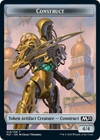 Construct // Goblin Wizard Double-Sided Token [Core Set 2021 Tokens] | Jomio and Rueliete's Cards and Comics