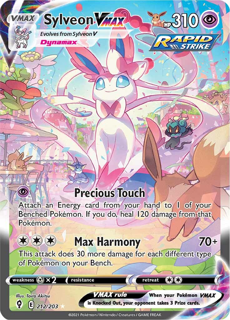 Sylveon VMAX (212/203) [Sword & Shield: Evolving Skies] | Jomio and Rueliete's Cards and Comics