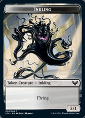 Inkling // Pest Double-Sided Token [Strixhaven: School of Mages Tokens] | Jomio and Rueliete's Cards and Comics