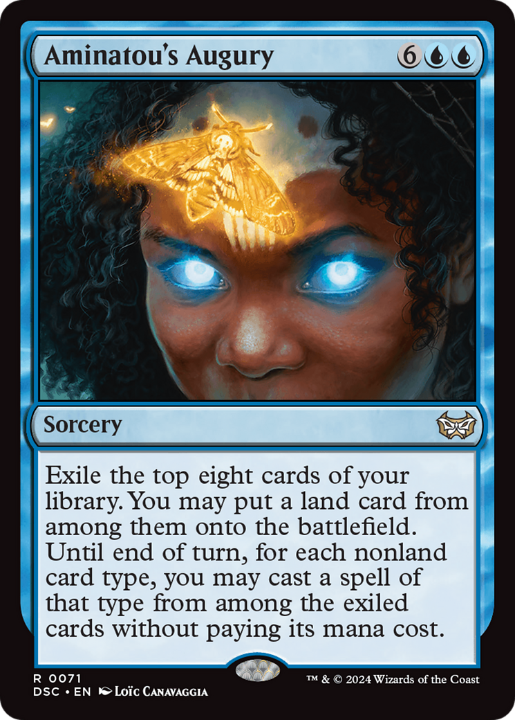 Aminatou's Augury [Duskmourn: House of Horror Commander] | Jomio and Rueliete's Cards and Comics