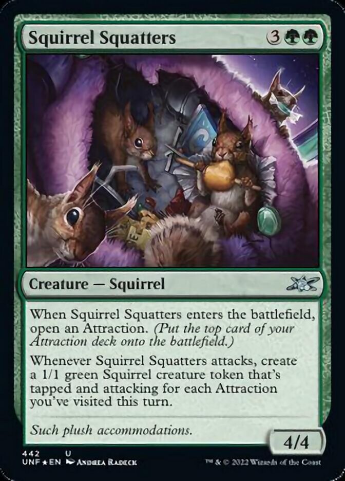 Squirrel Squatters (Galaxy Foil) [Unfinity] | Jomio and Rueliete's Cards and Comics
