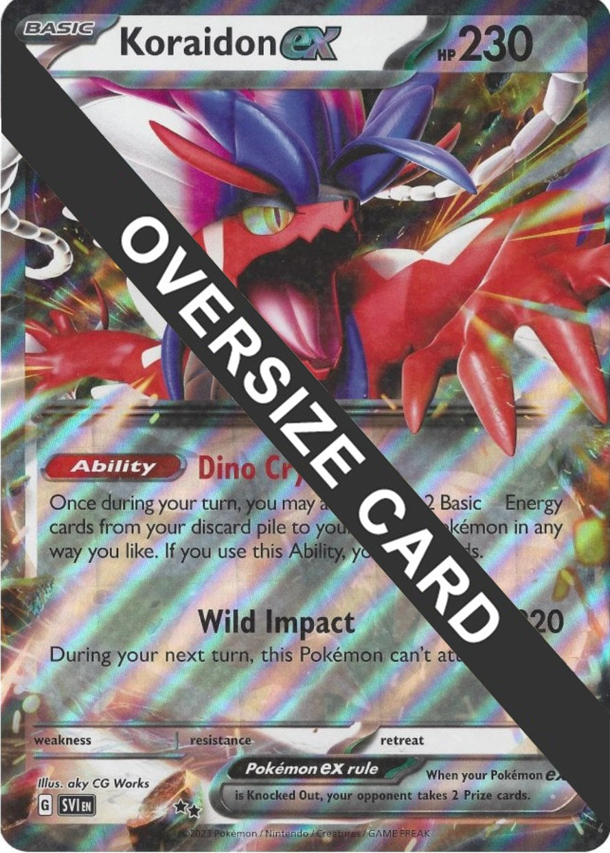 Koraidon ex (125/198) (Jumbo Card) [Scarlet & Violet: Base Set] | Jomio and Rueliete's Cards and Comics