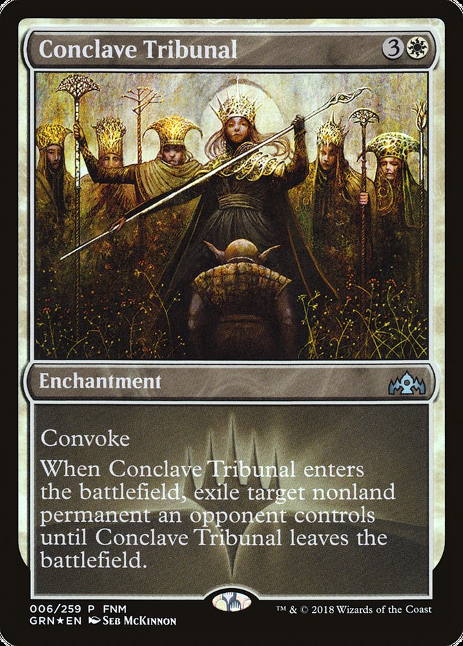 Conclave Tribunal (FNM) [Guilds of Ravnica Promos] | Jomio and Rueliete's Cards and Comics