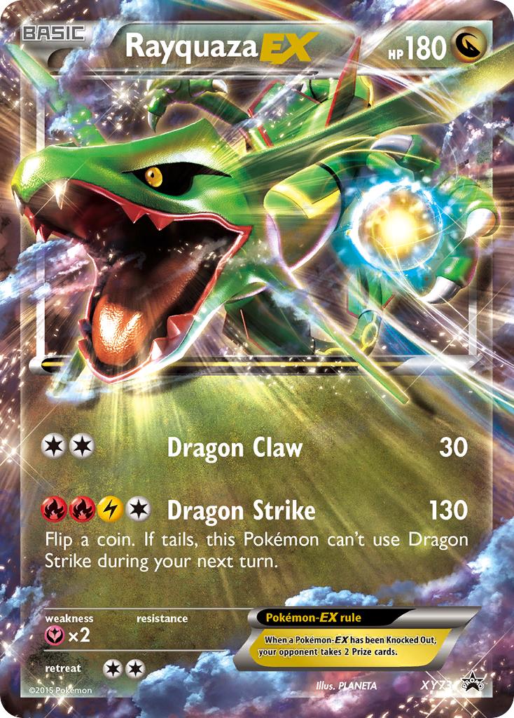 Rayquaza EX (XY73) [XY: Black Star Promos] | Jomio and Rueliete's Cards and Comics