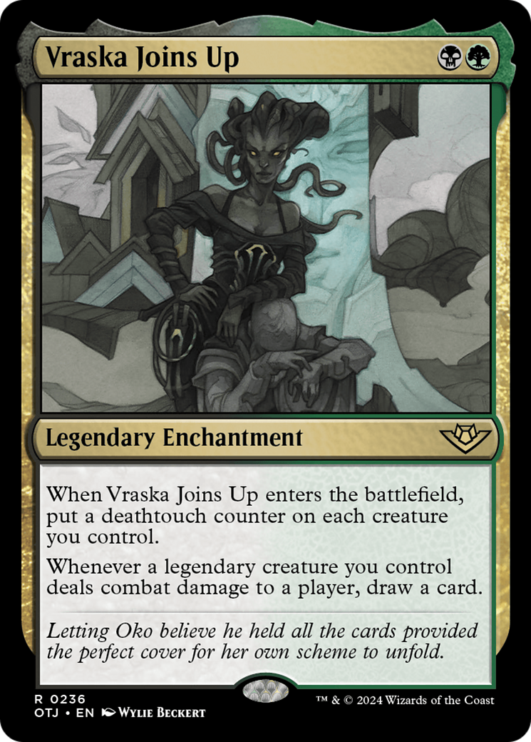 Vraska Joins Up [Outlaws of Thunder Junction] | Jomio and Rueliete's Cards and Comics