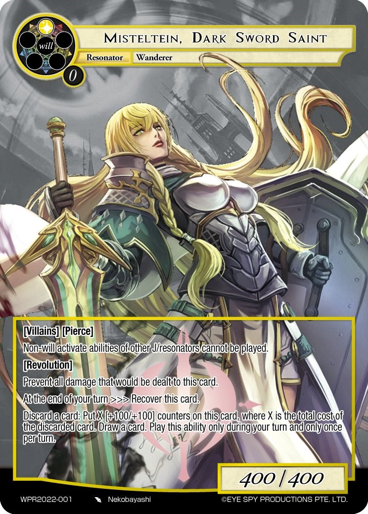 Misteltein, Dark Sword Saint (WPR2022-001) [Promo Cards] | Jomio and Rueliete's Cards and Comics