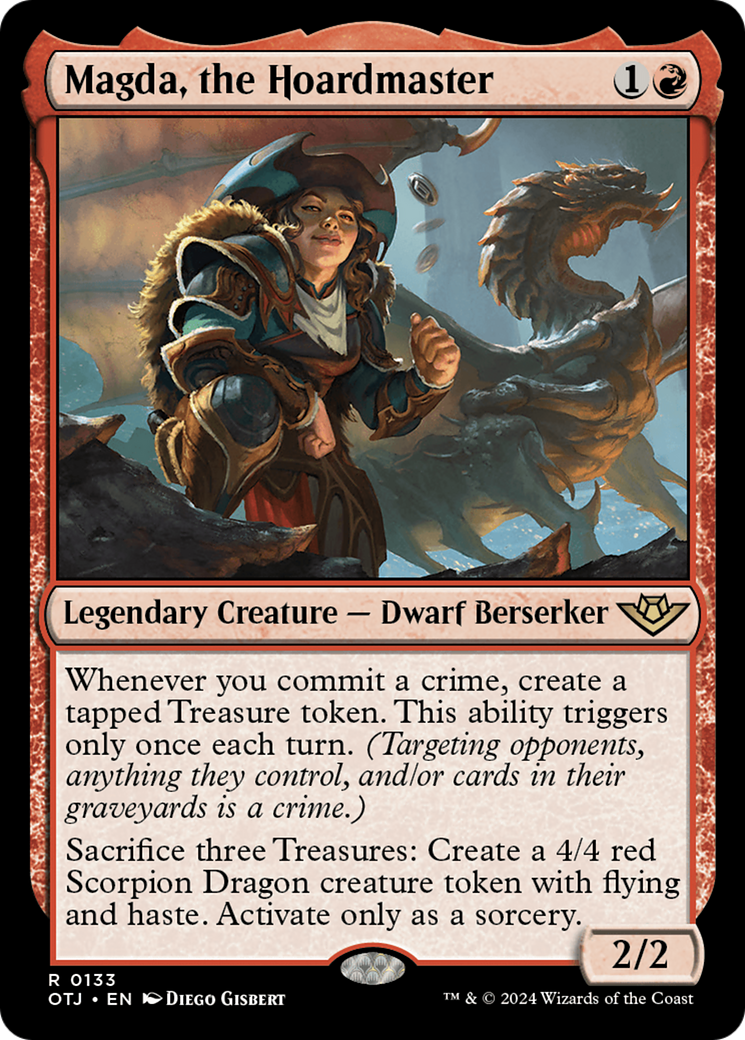 Magda, the Hoardmaster [Outlaws of Thunder Junction] | Jomio and Rueliete's Cards and Comics