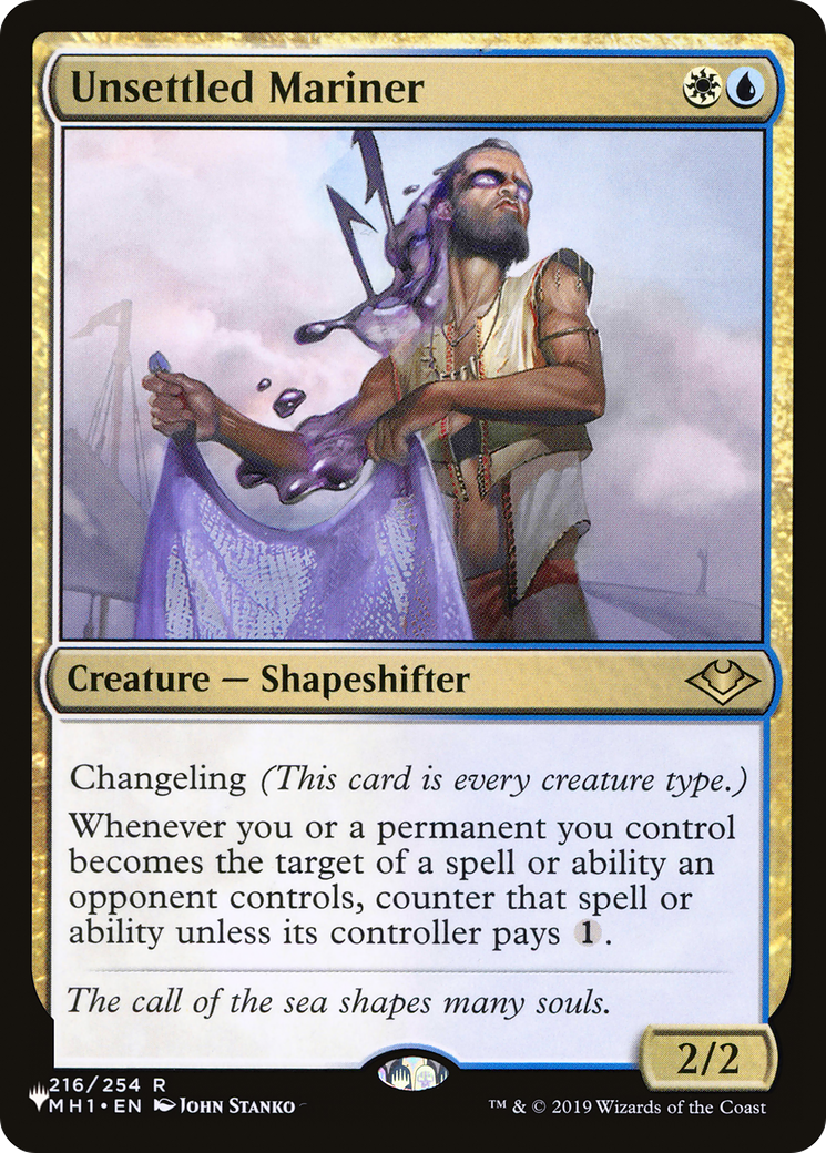 Unsettled Mariner (MH1) [The List] | Jomio and Rueliete's Cards and Comics