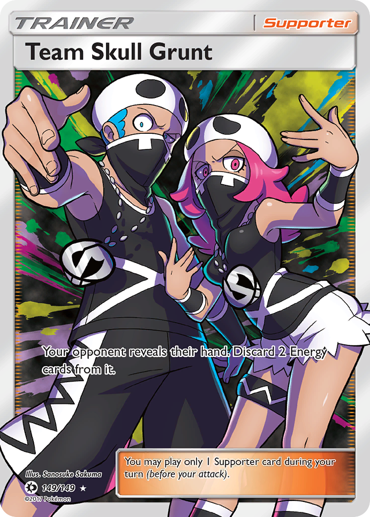 Team Skull Grunt (149/149) [Sun & Moon: Base Set] | Jomio and Rueliete's Cards and Comics