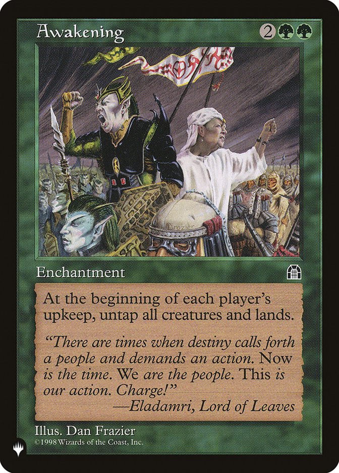 Awakening [The List] | Jomio and Rueliete's Cards and Comics
