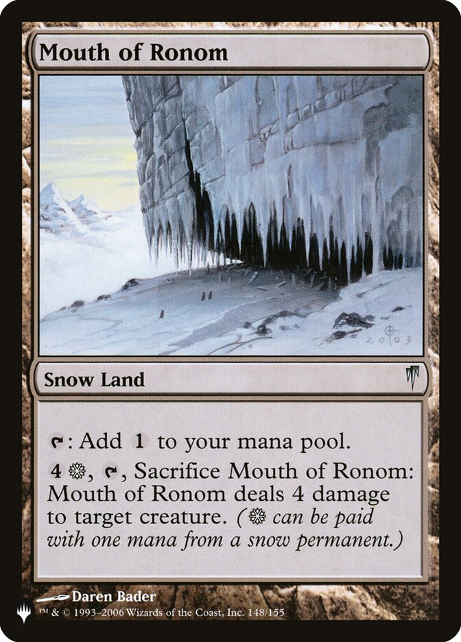 Mouth of Ronom [The List] | Jomio and Rueliete's Cards and Comics